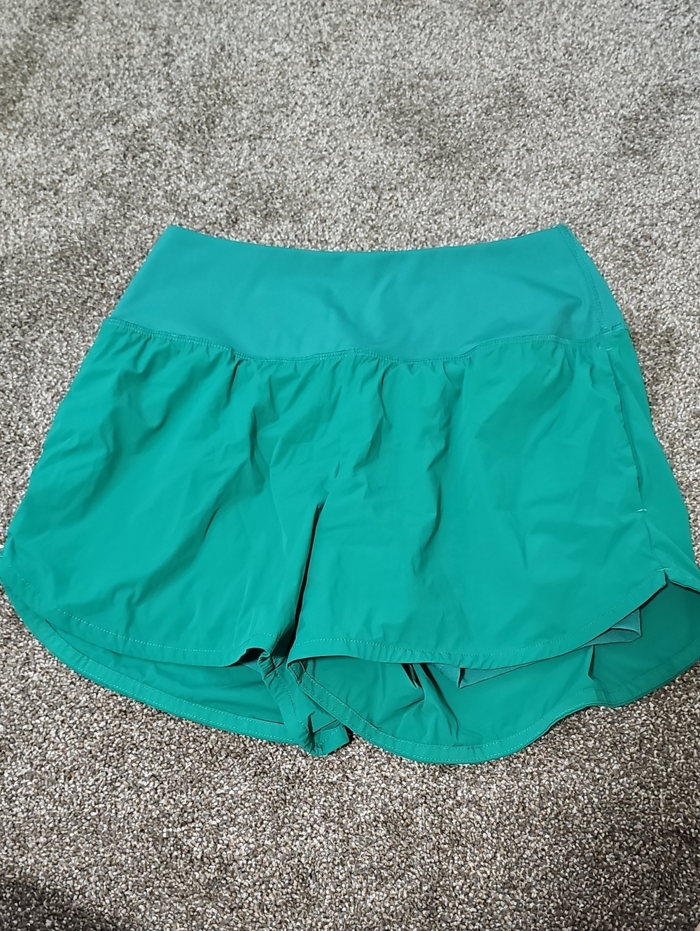 Green Spyder Running Shorts